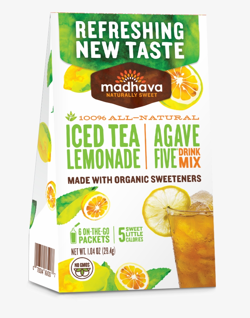 Madhava - All Natural Agave Five Drink Mix - 6 X 0.88, transparent png #455346