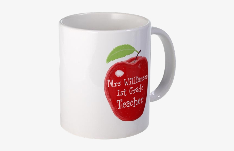 Personalised Teacher Apple Painting Mugs - Create Your Own Personalized Personalised Teacher Apple, transparent png #455493