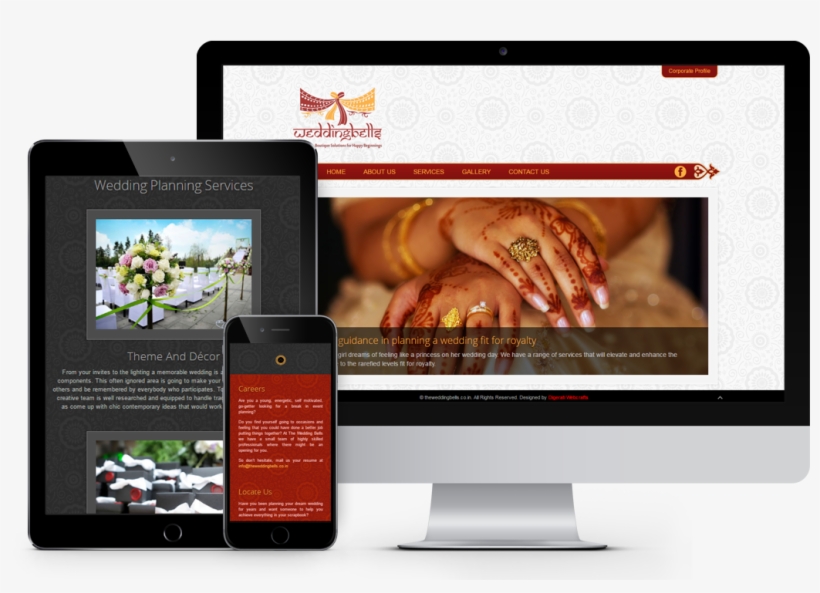 A B2c Wedding Planner's Website For “weddingbells” - Netscout Airmagnet Planner - Am/a4012, transparent png #455991