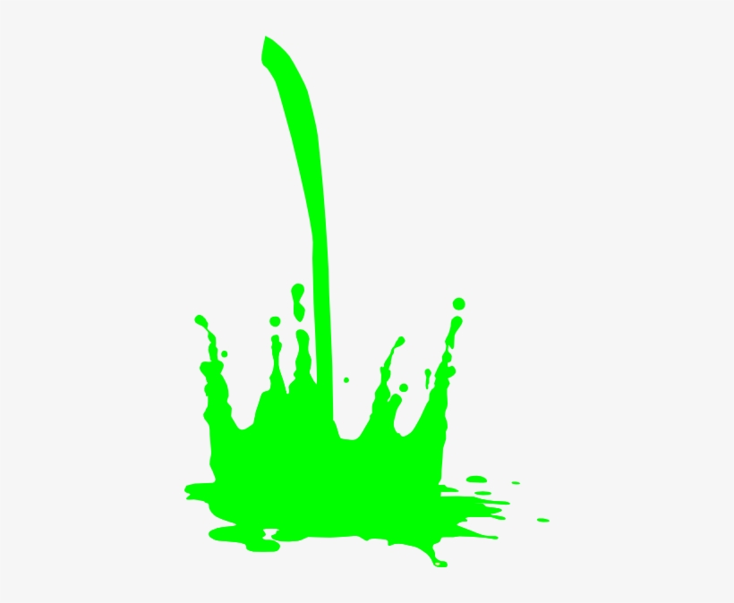 Slime Clipart - Green Paint Drip Png, transparent png #456356