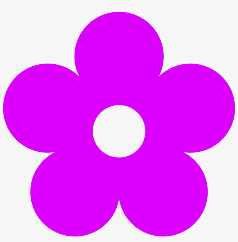 Small Flower Clipart At Getdrawings - Flower Violet Clip Art, transparent png #456554
