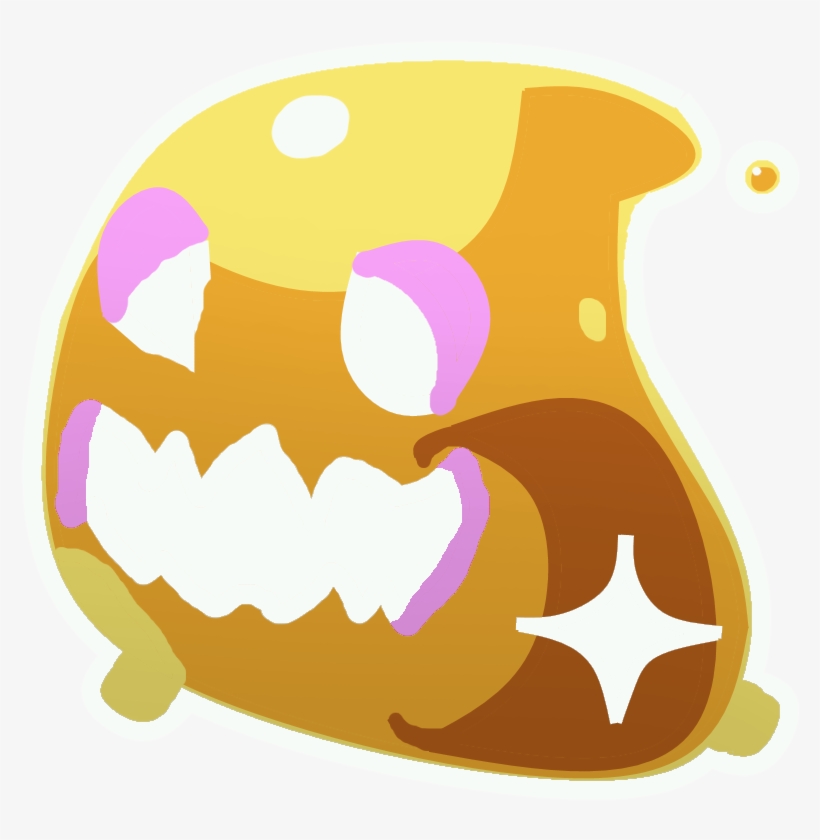 Spooky Clipart Slime - Slime Rancher Gold Tarr, transparent png #456694