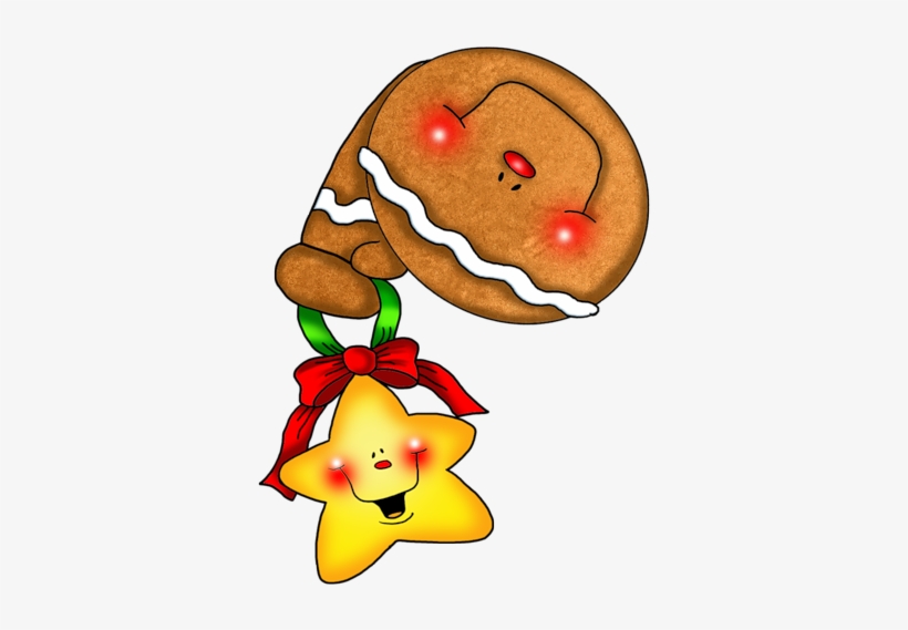 Christmas Clipart, Christmas Tag, Christmas Crafts, - Gingerbread, transparent png #457057