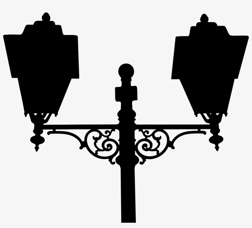 This Free Icons Png Design Of Vintage Street Lamp Silhouette, transparent png #457193