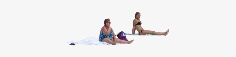 Twowomenatbeach People Cutout, Cut Out People, People - Beach Women Png, transparent png #457342