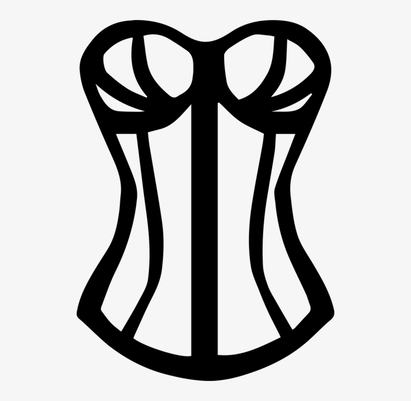 Corset Fashion Clothing - Corset Svg, transparent png #457360