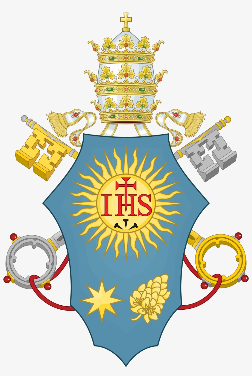 File Unofficial Variant With - Pope Francis Traditional Coat Of Arms, transparent png #457574