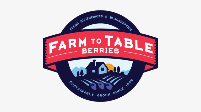 Farm To Table Berries Logo - Farm To Table Png, transparent png #457613