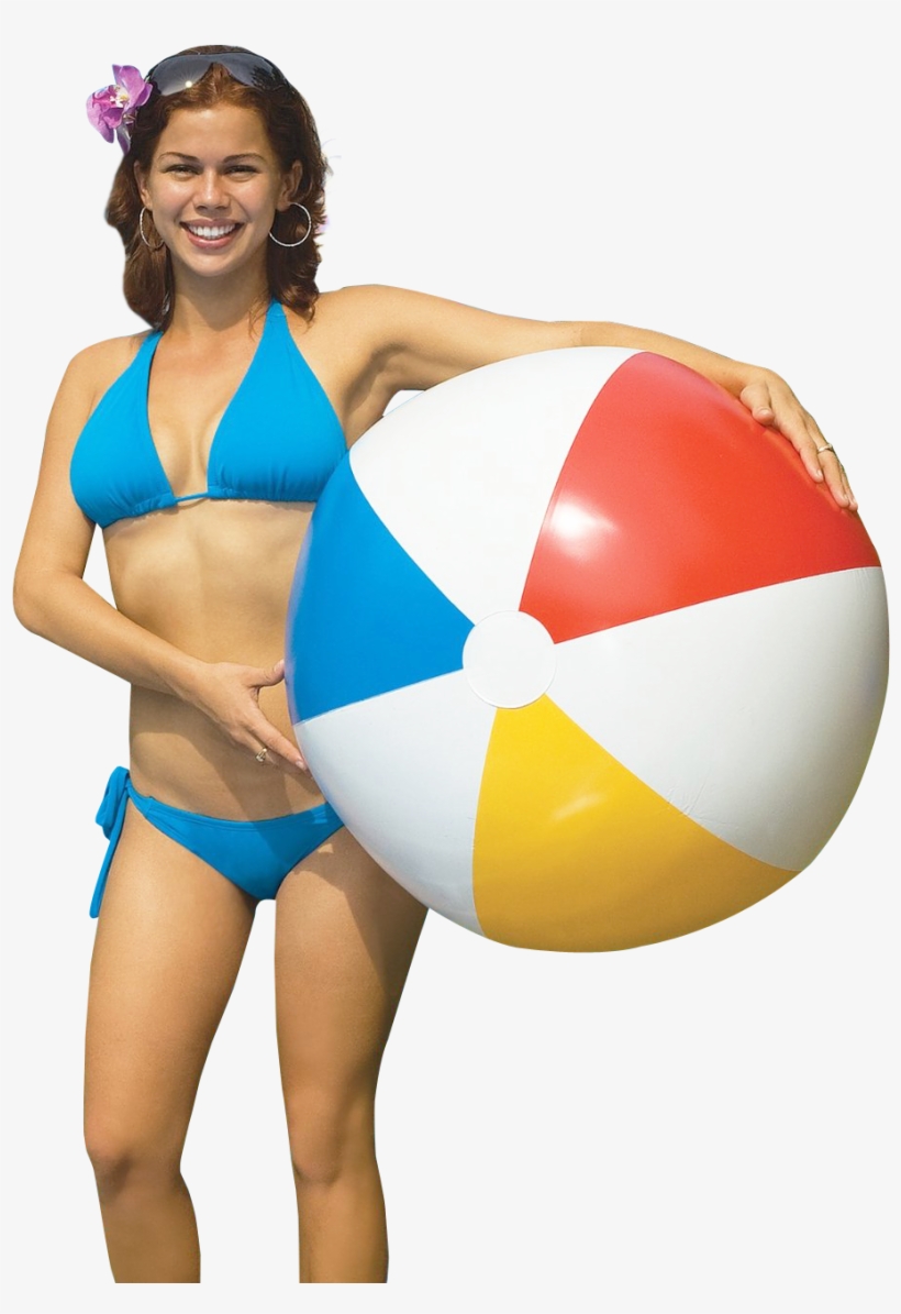 People Beach Png - Woman In Swimsuit Png, transparent png #457673
