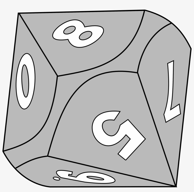 This Free Icons Png Design Of 10-sided Die, transparent png #457756