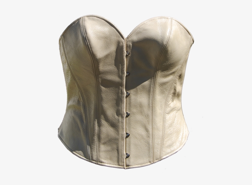 Image Of Custom White Leather Corset - Corset, transparent png #457928