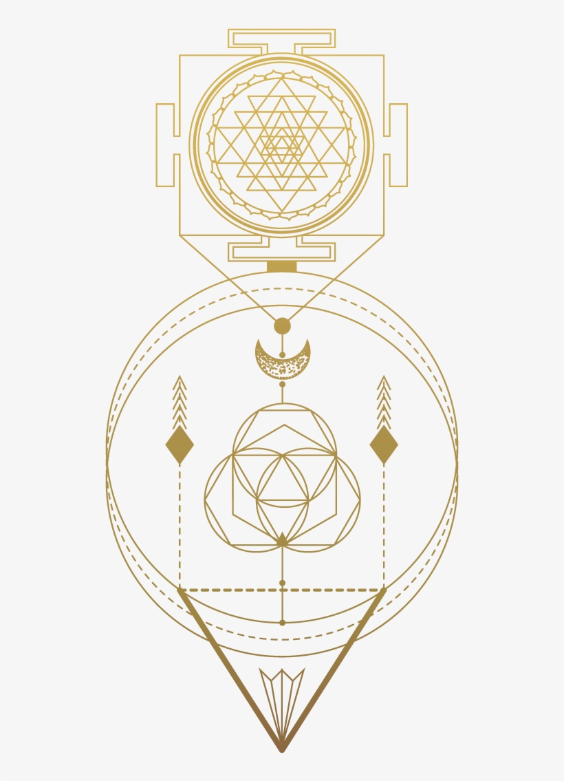 14-gold - Sacred Geometry, transparent png #457972