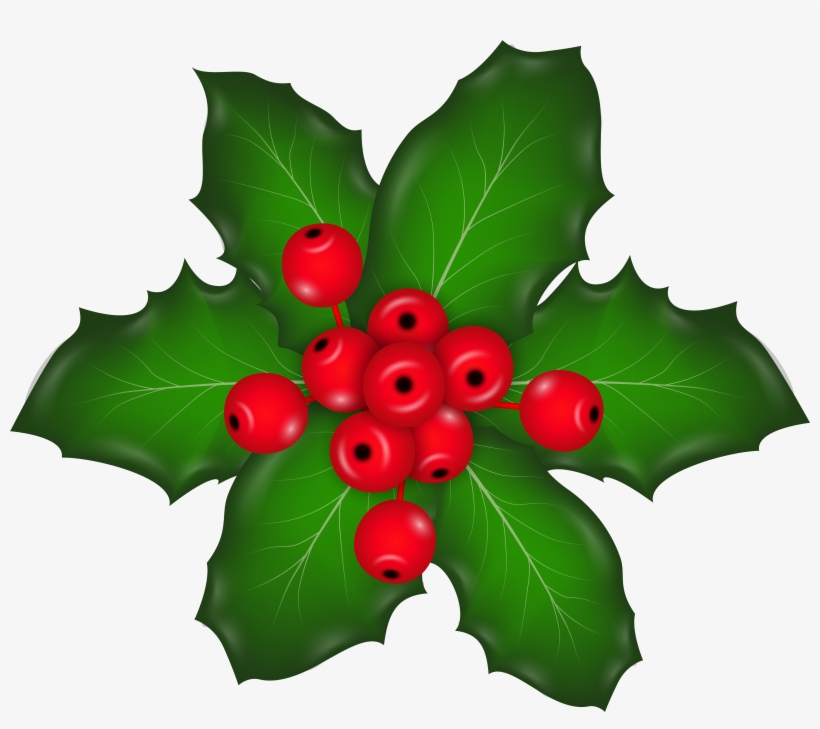 Christmas Mistletoe Png Clip Art Image, transparent png #458149