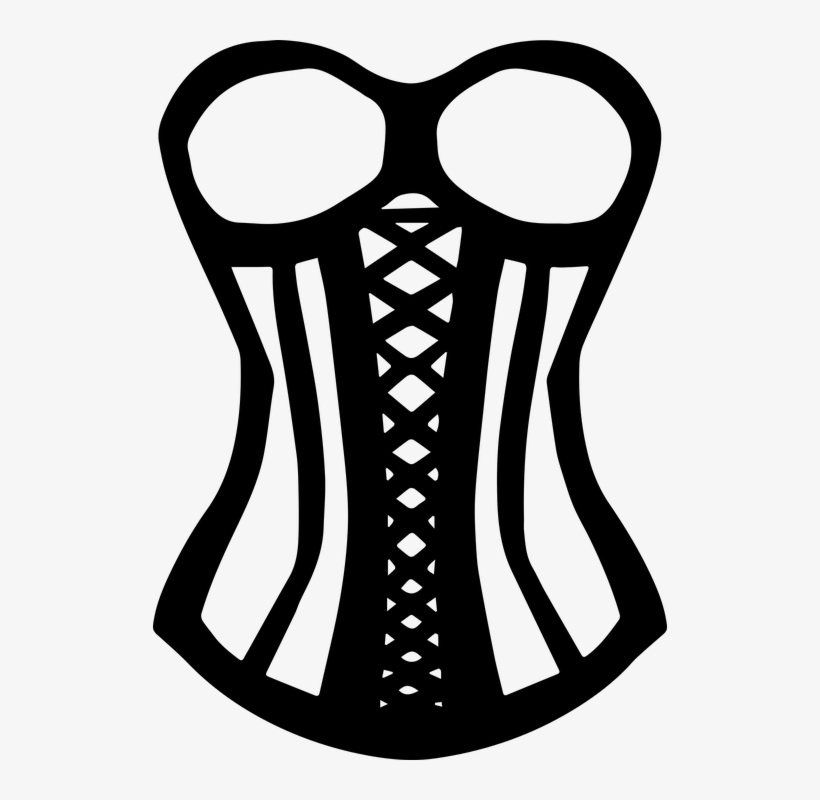 Collection Of Free Corseted Clipart Transparent Download - Corset Vector Png, transparent png #458342