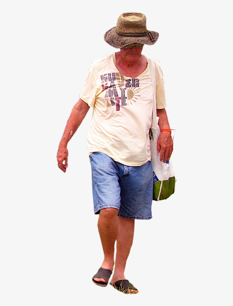 Beach People Png Download - Old Men On Beach, transparent png #458431
