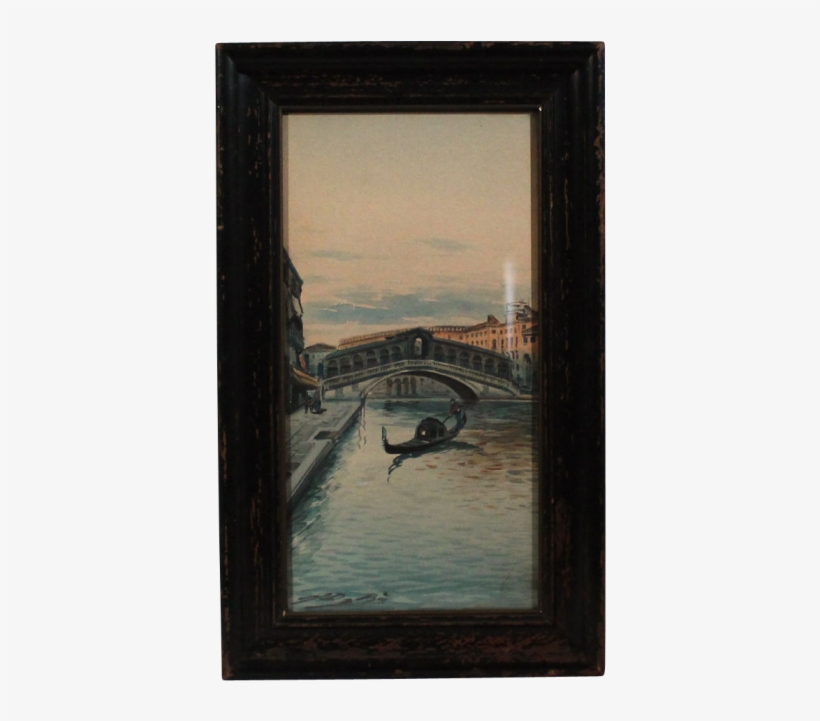 Franklin Dullin Briscoe Venice Canals Waterscape Watercolor - Watercolor Painting, transparent png #458596