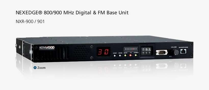 Nexedge® 800 Mhz Digital & Fm Base Unit - Repetidor Digital Kenwood Nxr, transparent png #458620