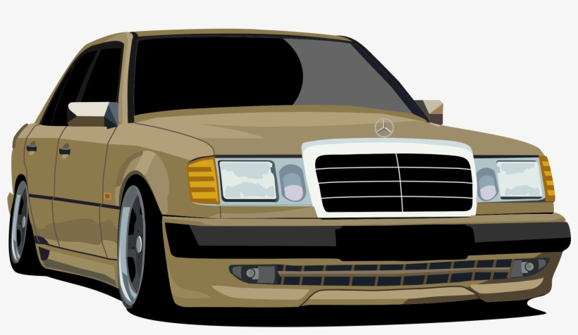 Mercedes W124 On Air - Mercedes-benz W124, transparent png #459861