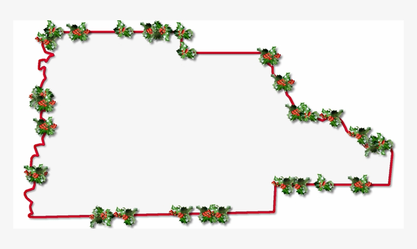 A Map Of Hernando With A Red Outline, Inner Drop Shadow, - Christmas, transparent png #4501438
