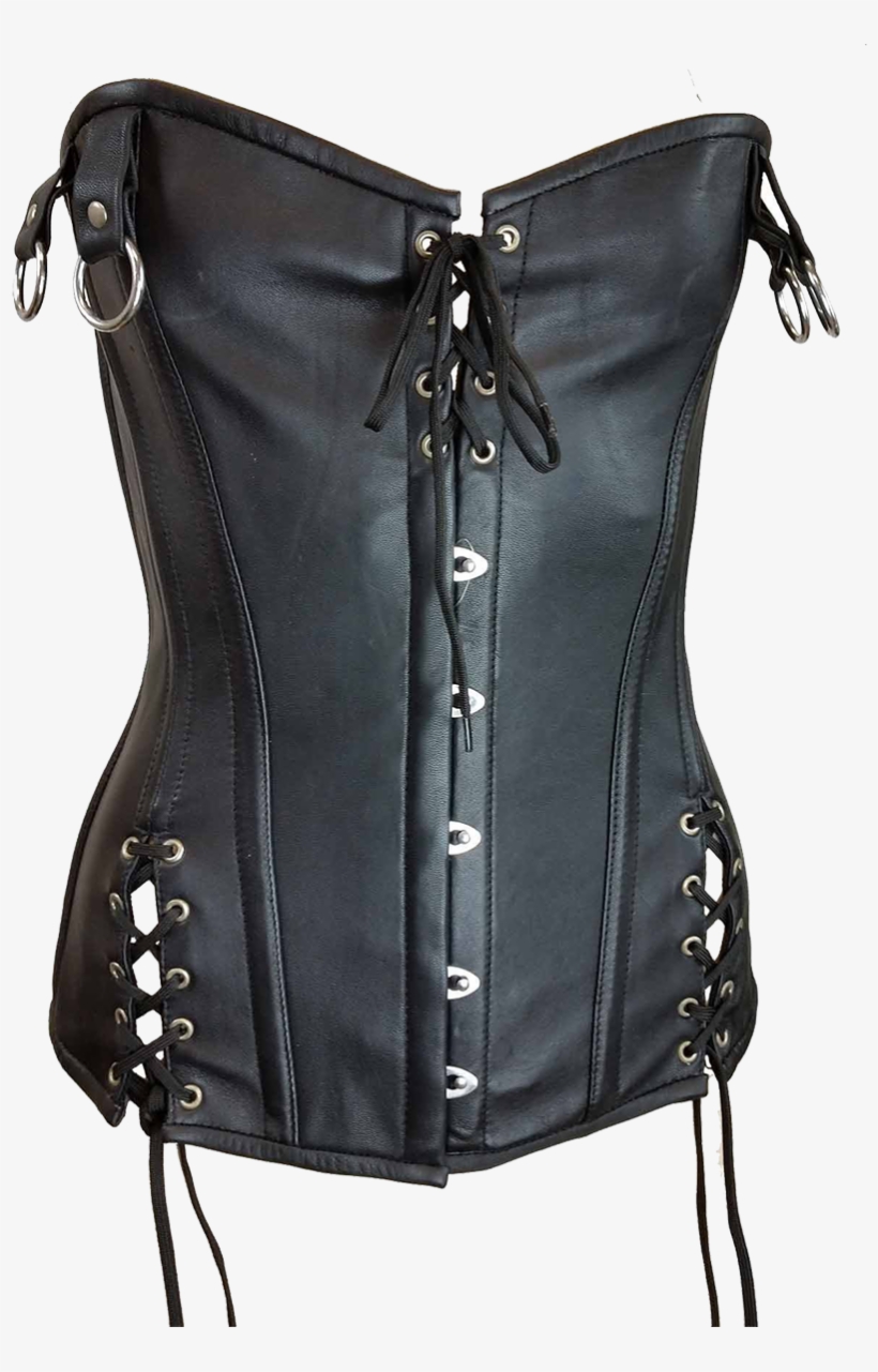 Vc1321 Vance Leather Ladies Laced Top And Sides Corset - Leather Corset, transparent png #4501497