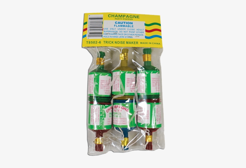 Party Popper 6 Pk - Candy, transparent png #4502579