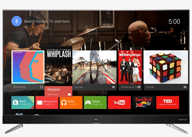 55" C2 Uhd Android Tv With Voice Control Remote - Sharp 58 Inch 4k Tv, transparent png #4504126