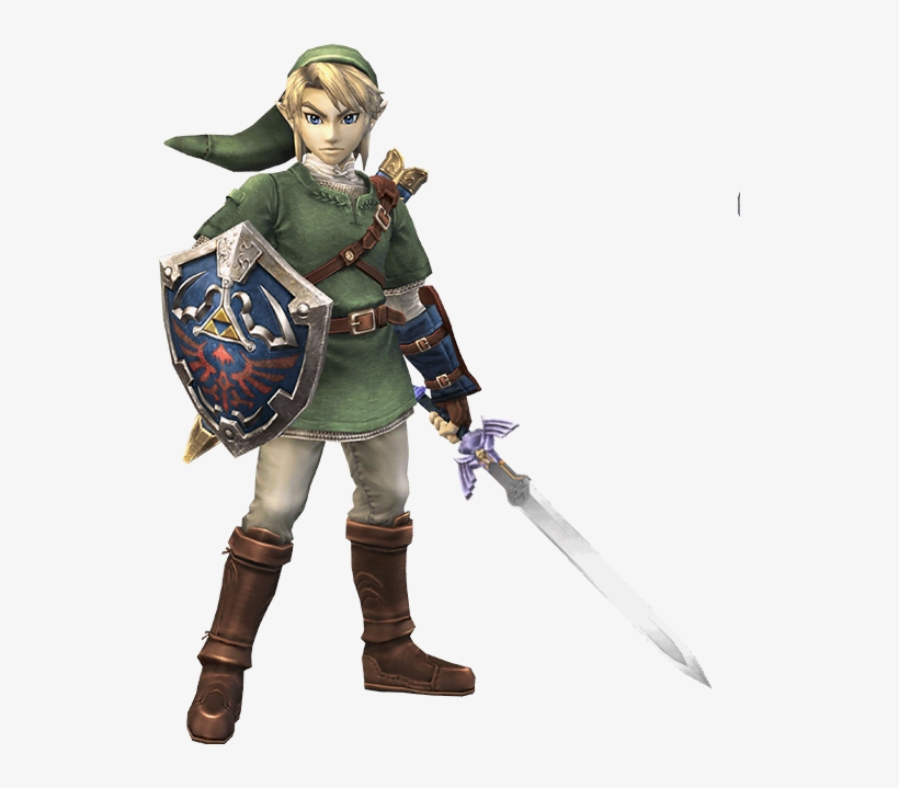 Link, With His Triforce Of Courage, Has Once Again - Link Smash Bros, transparent png #4504256