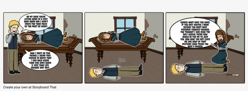 Romeo & Juliet - Storyboard, transparent png #4504259