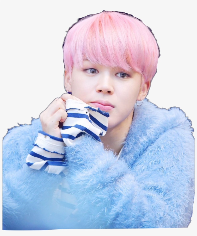 Sticker Freetoedit Jimin Parkjimin Pinkhair Png Bts - Jimin, transparent png #4505450