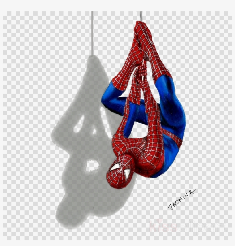 Download Spiderman Black And White 3d Clipart Spider-man - Draw 3d Drawings: With Colored Pencils Only, transparent png #4505600