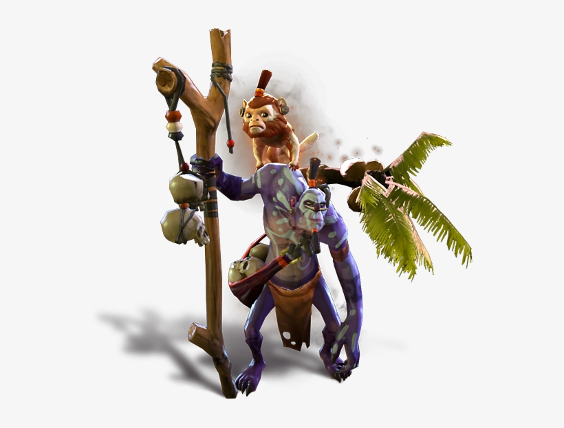 Witch Doctor Dota 2 Monkey, transparent png #4507196