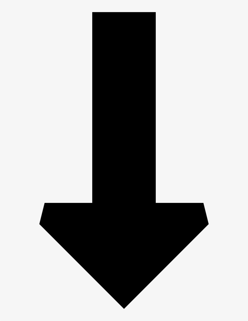 Long Arrow Down Comments, transparent png #4507518
