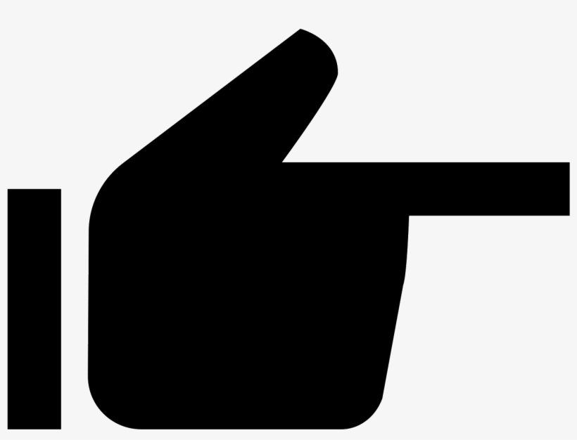Hand Right Icon - Hand Sign Icon, transparent png #4507909