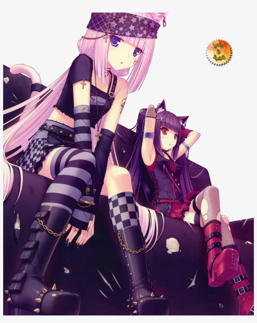 Завершающий Пост Про Кошечек Аниме, Vanilla, Chocola, - Anime Vanilla And Chocolate, transparent png #4509252