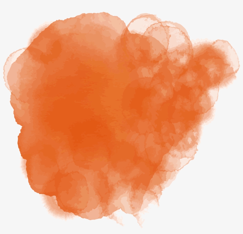 Painting Vecteur - Orange Watercolor Png, transparent png #4509904