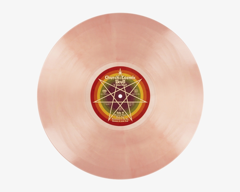 Pink Nebula Vinyl & Any T-shirt - Circle, transparent png #4510544
