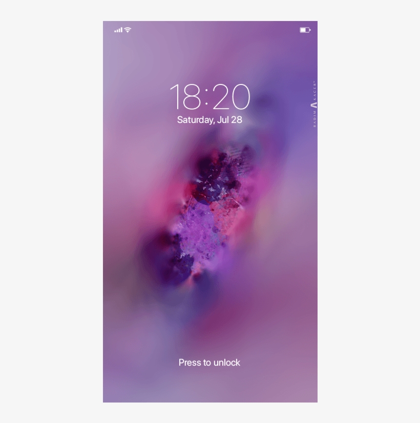 Violet Nebula Iphone Background Picture - Graphic Design, transparent png #4511004