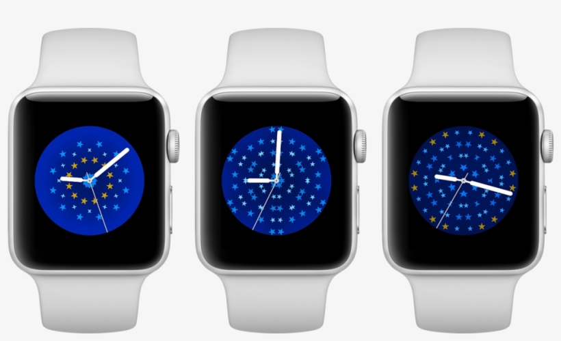 Starry Night 3up - Apple Watch Series 2 Nike+ 42mm Silver Aluminium Case, transparent png #4511611