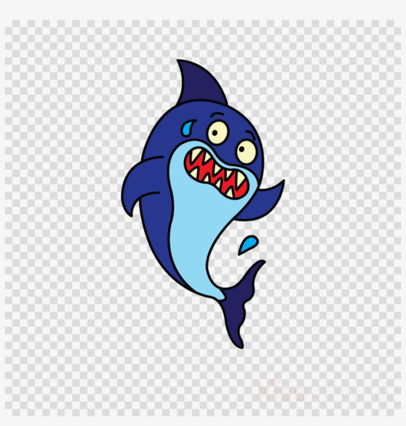 Baby Shark Drawing Clipart Baby Shark Clip Art - Draw A Baby Shark Step, transparent png #4511783