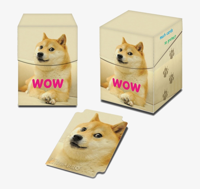 Ultra Pro Deck Box-pro 100 Doge - Ultra-pro Officially Licensed Doge Pro-100+ Deck Box, transparent png #4511833