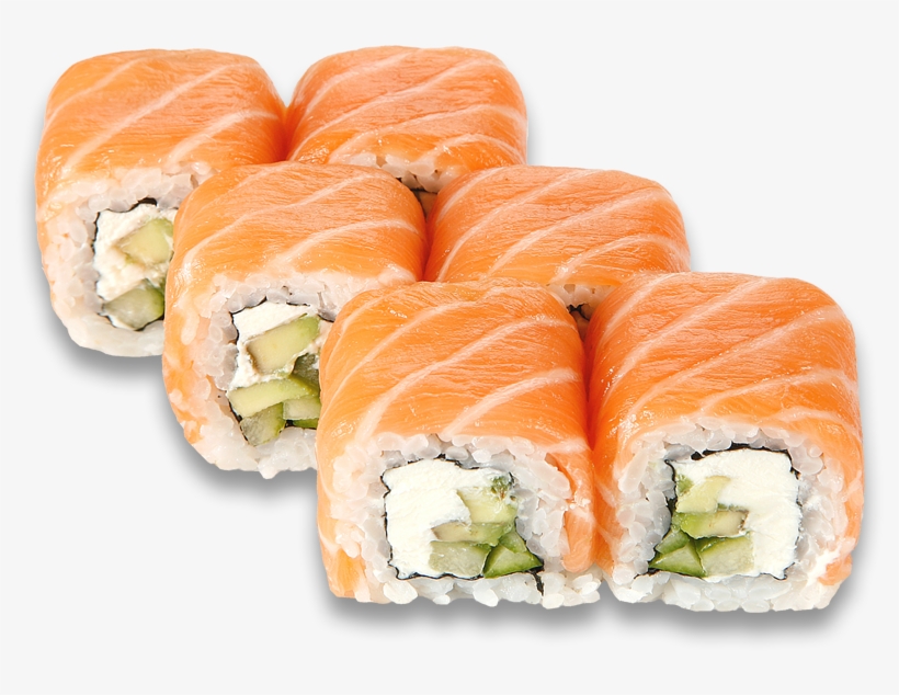 Philadelphia Roll Recipe- My Favorite Sushi Roll My - Philadelphia Roll Png, transparent png #4512323