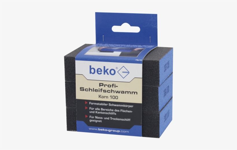 Dimensionally Stable Sponge Body, For All Types Of - Beko Profi-schleifschwamm 20er-set, Korn 100, transparent png #4512687