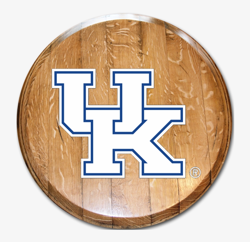 Officially Licensed University Of Kentucky Barrel Head - Kentucky Uk Logo, transparent png #4512833