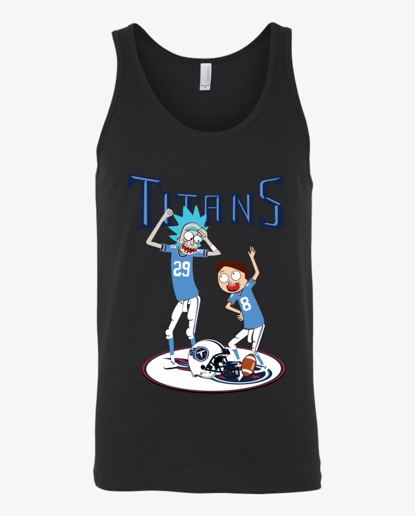 Tennessee Titans Rick And Morty Football Nfl Shirts - Stand For Our Flag Shirts, transparent png #4512958