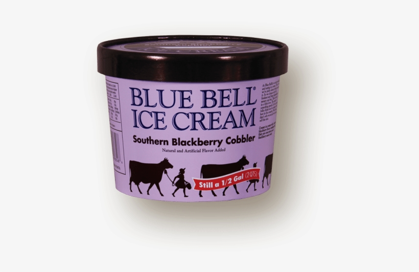 Blue Bell Ice Cream Png - Blue Bell Southern Blackberry Cobbler, transparent png #4513367