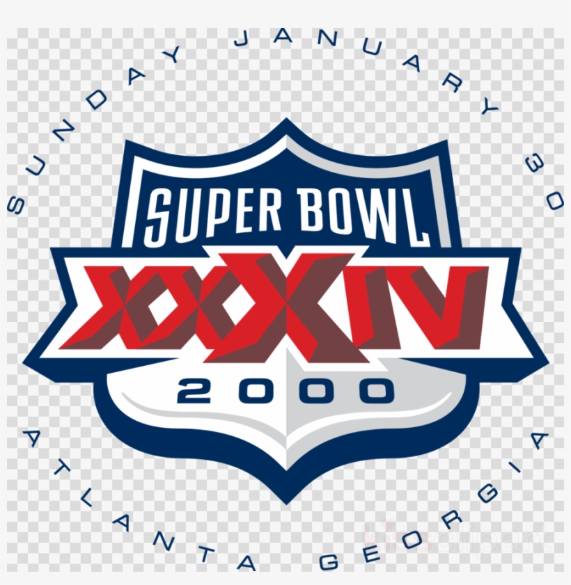 Download Super Bowl Xxxiv Logo Clipart Super Bowl Xxxiv - Rams Super Bowl Trophy, transparent png #4513654