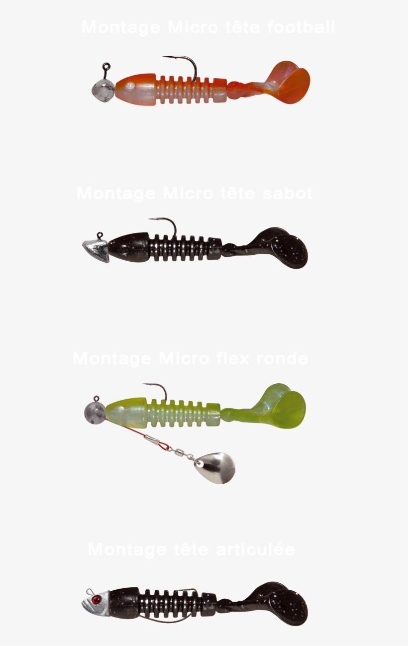 Une - Tête Plombée Carnassier Delalande Micro Ronde Flex, transparent png #4514648