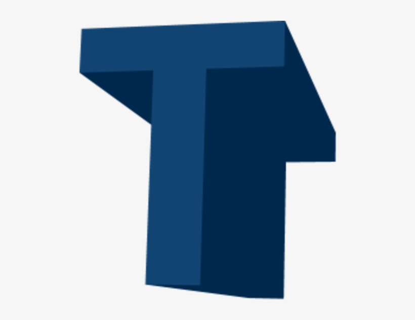 3d Letter T - Letter T Icon, transparent png #4514867