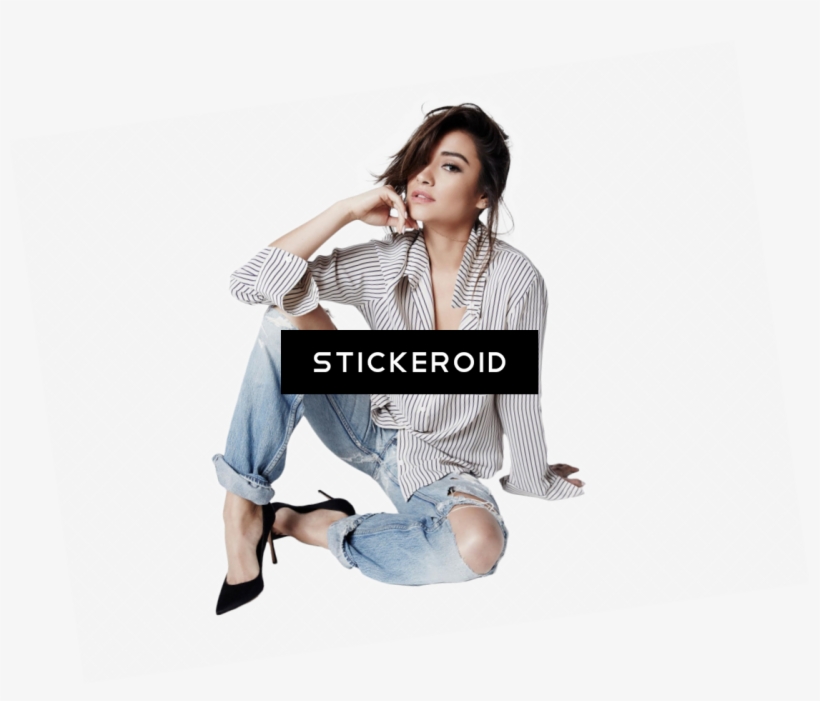 Shay Mitchell Celebrity - Sitting, transparent png #4515224