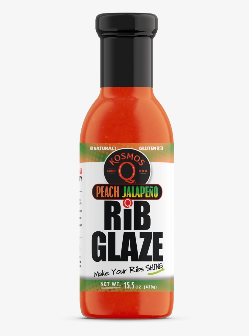 Kosmo's Q Peach Jalapeño Rib Glaze™ Front View - Glaze, transparent png #4515329